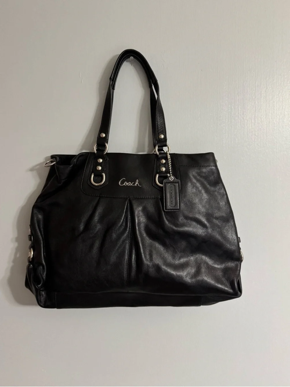Coach Ashley Leather Satchel Carryall